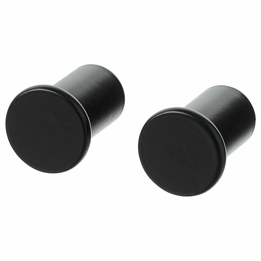 Ikea SKOGSVIKEN Bathroom Wall Hooks Steel Coated Concealed Screws Black